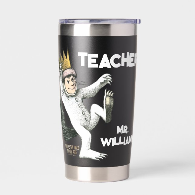 Gourde Isotherme Où sont les monstres Teacher (Gauche)