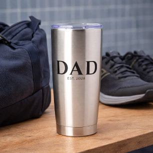 Gourde Isotherme Papa a Fondé un Nouveau Cadeau pour Papa