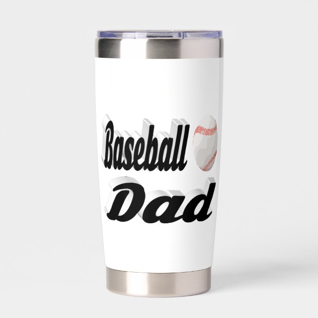 Gourde Isotherme Papa de baseball (Extérieur)