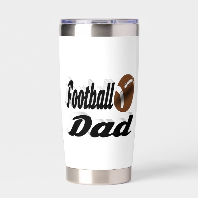 Gourde Isotherme Papa de football (Extérieur)