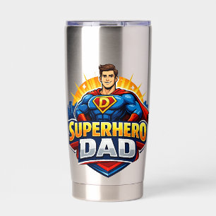 Gourde Isotherme Papa Super-héros