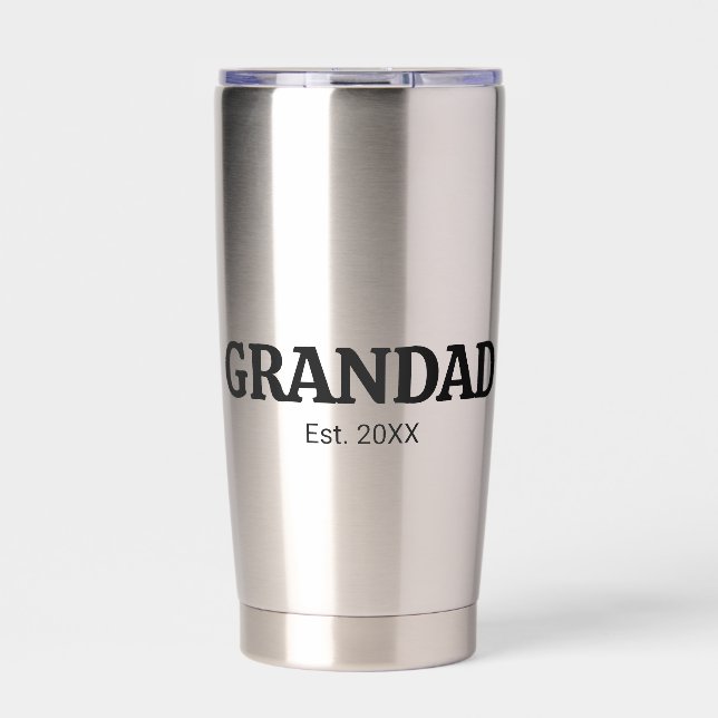 Gourde Isotherme Papi établi Nouveau cadeau pour Papi (Extérieur)