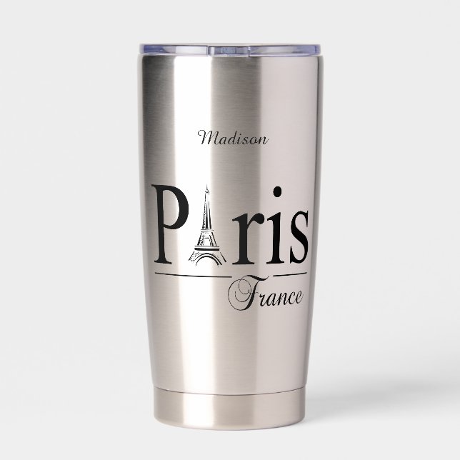 Gourde Isotherme Paris France (Couvercle)