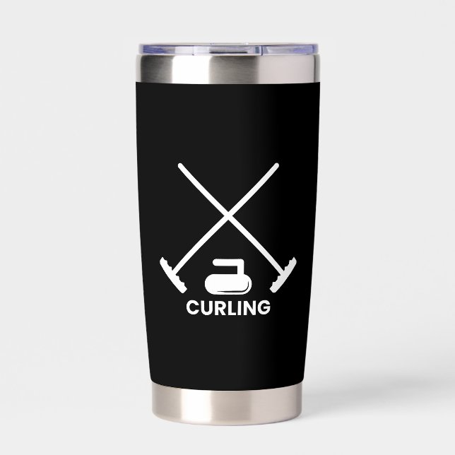 Gourde Isotherme Paruline isolée de curling (Extérieur)