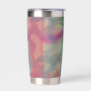 Gourde Isotherme Pastel Art Abstrait