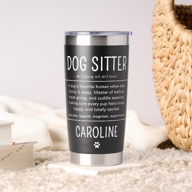 Gourde Isotherme Personalized Dog Sitter Pet Sitter Funny Gifts (Salon)