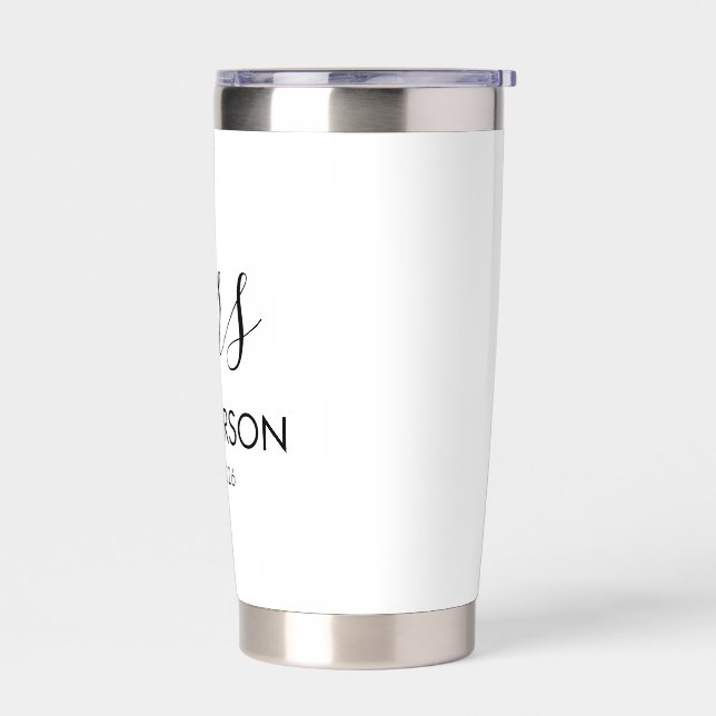Gourde Isotherme Personalized Mrs Gifts for the bride to be cup wit (Gauche)