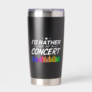 Gourde Isotherme Personnalisé J'aimerais Mieux Être À Un Concert Dr