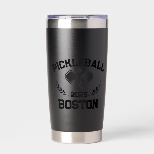 Gourde Isotherme Pickleball Boston 2025 Custom (Extérieur)