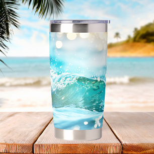 Gourde Isotherme Plage Vave Turquoise Océan