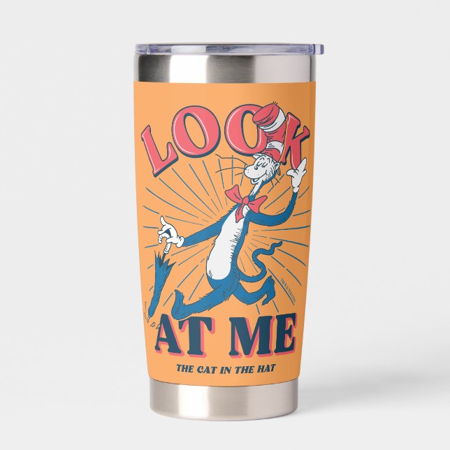 Gourde Isotherme Regarde-Moi Chat Dans Le Casquette (Gauche)