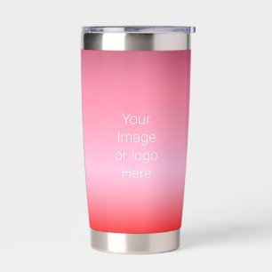 Gourde Isotherme Roses Are Red Voyageur Dégradé Personnalisé