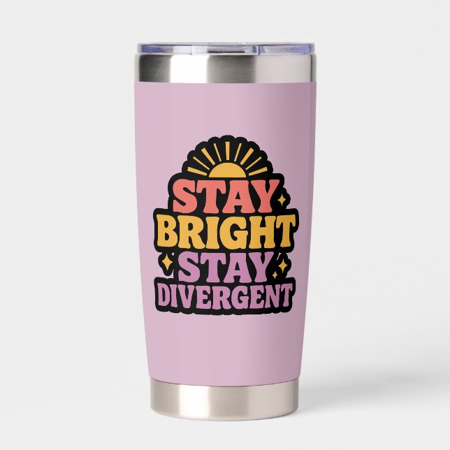 Gourde Isotherme Stay Bright, Stay Divergent (Extérieur)