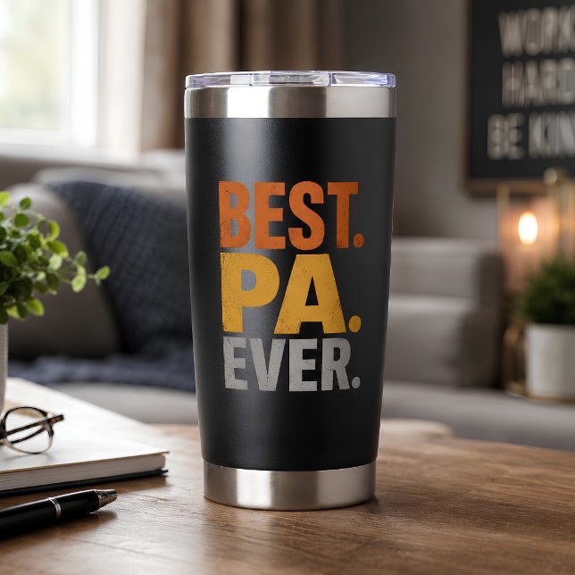 Gourde Isotherme Super Papa pour toujours (Créateur téléchargé)