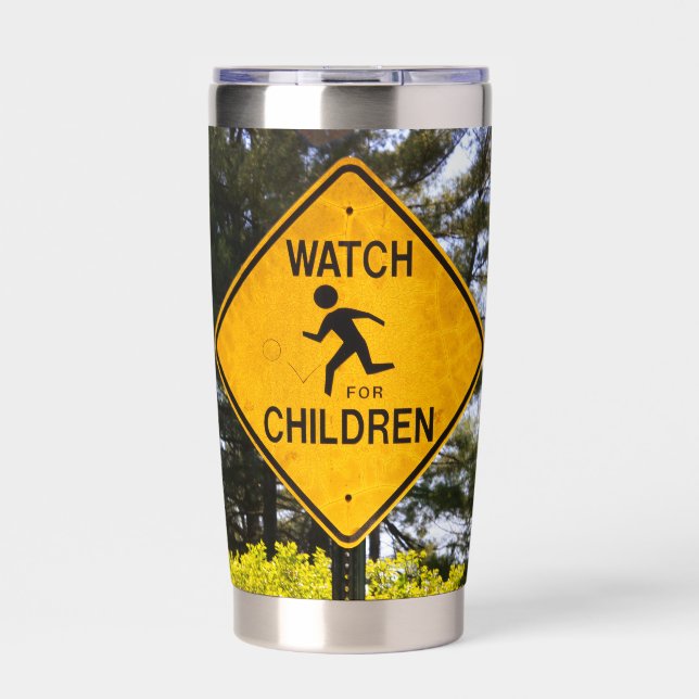 Gourde Isotherme Symbole de la route Enfants (Extérieur)