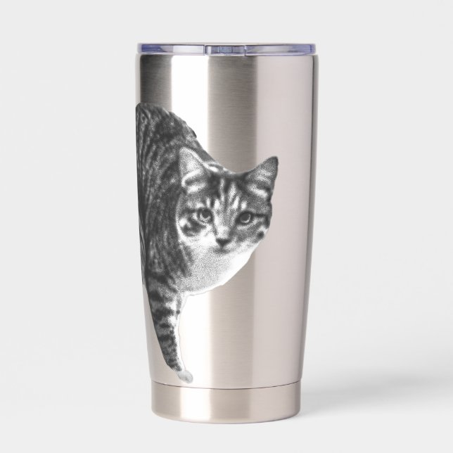 Gourde Isotherme Tabby Glow par Winter Window (Couvercle)