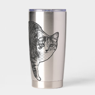 Gourde Isotherme Tabby sous la lueur de la neige