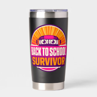 Gourde Isotherme Tasse de voyage Survivant de la rentrée scolaire