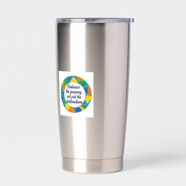 Gourde Isotherme Tasse Motivation – Améliorer la conception du voya (Gauche)