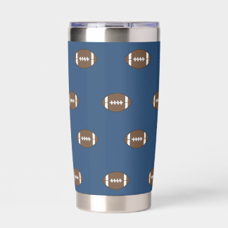 Gourde Isotherme Tasse thermique Football Bleu