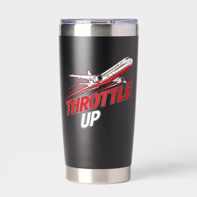 Gourde Isotherme Throttle Up Airplane (Extérieur)