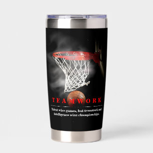 Gourde Isotherme Travail d'équipe Basketball Motivationnel Inspiran