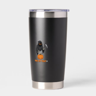 Gourde Isotherme Trick or Treat Grim Reaper Citrouille Mug Hallowee