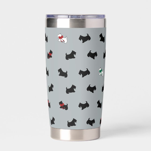 Gourde Isotherme Tumbler écossais Terrier (Couvercle)