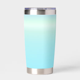 Gourde Isotherme Tumbler Isolé Ombre Aura Bleu Cyan