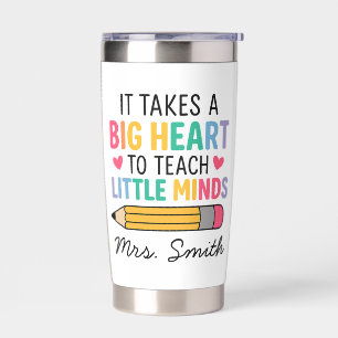 Gourde Isotherme Tumbler personnalisé pour enseignant, Enseignant p