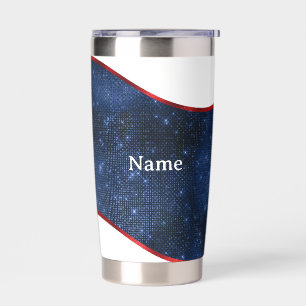 Gourde Isotherme Vague Bleu Patriotique