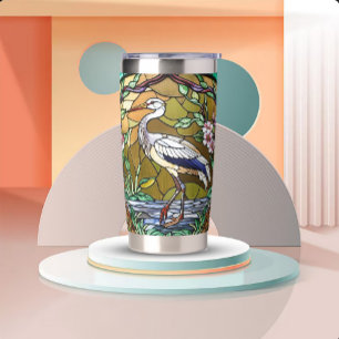 Gourde Isotherme Verre teinté Art Nouveau