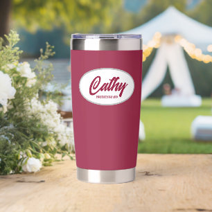Gourde Isotherme Vin Rouge Stylisé Mariage Bridesmaid