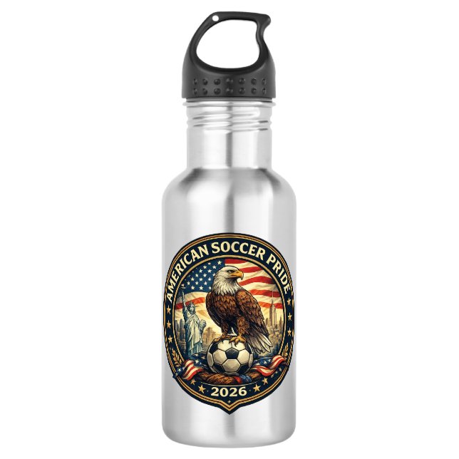 Gourde sportive American Soccer Pride Eagle (Devant)