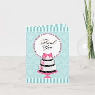Gourmet et Damask Merci Cartes