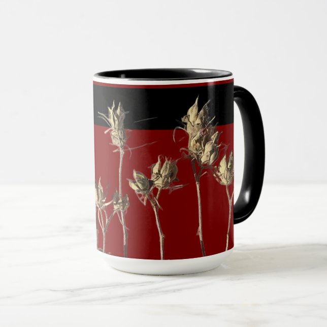 Gousses de graines sur un mug Combo (45 cl) (Devant droit)