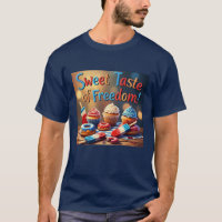 Goût sucré de la liberté Desserts T-shirt homme