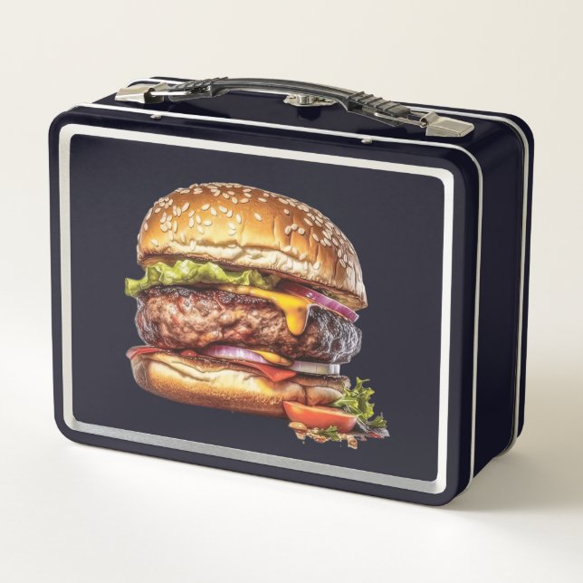 Goûtez l'arc-en-ciel : Bursting Burger Lunch Box (Dos)