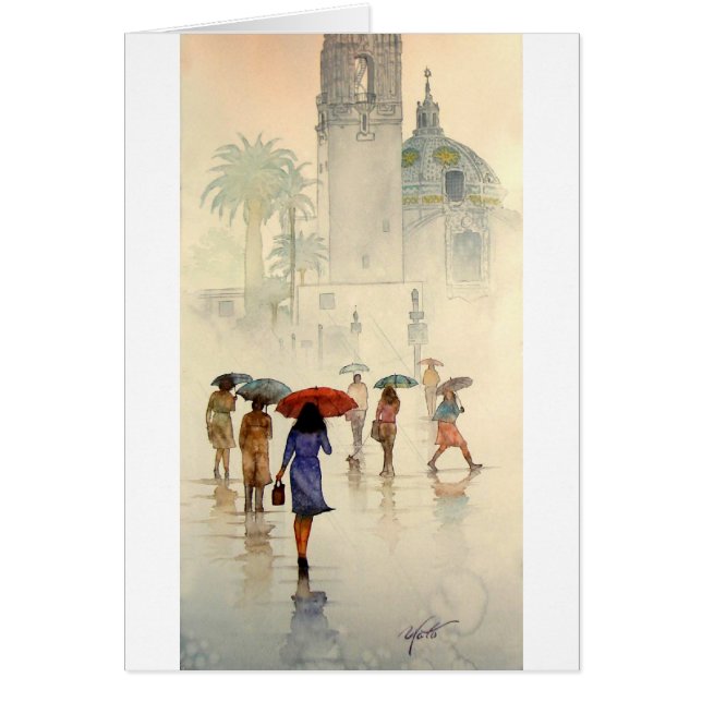 GOUTTES DE PLUIE, PARC DE BALBOA, SAN (Devant)