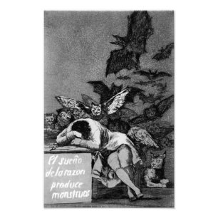 Goya Le sommeil de la raison produit Impression de