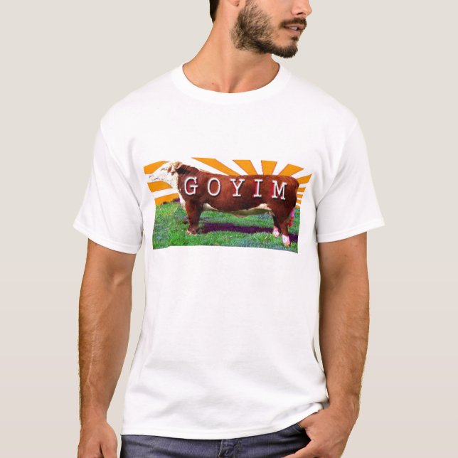 Goyim ou Goy T-Shirt Teeshirt (Devant)
