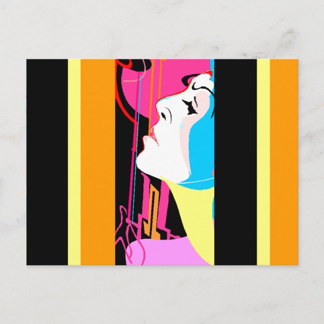 GR8 Pop Art Membre Abstrait de la carte postale de (Devant)