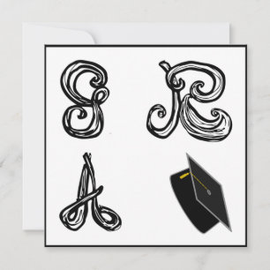 GR Un Casquette Grad Pour D Fabric Font Graduation