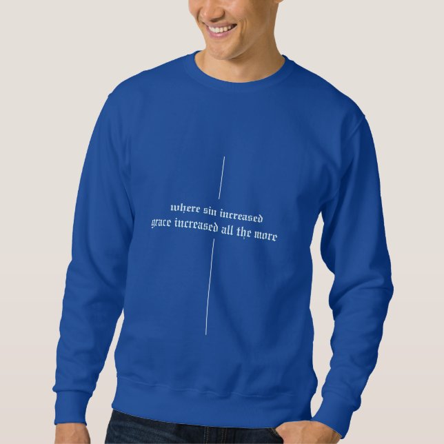 Grace Augmenter Sweat Bleu (Devant)