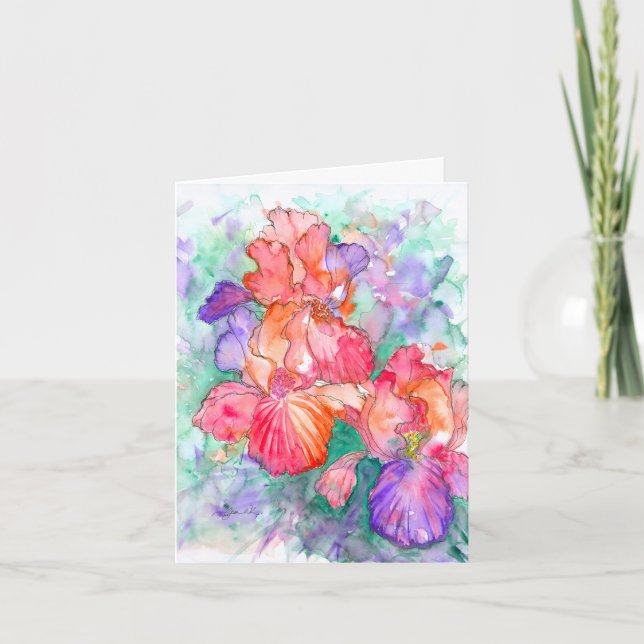 Grace & Bloom – Carte de Fête des Mères aux Fleurs (Devant)