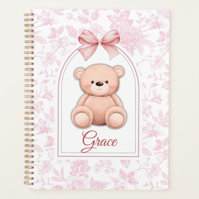Grâce | Conception personnalisée d'ours en peluche (Devant)