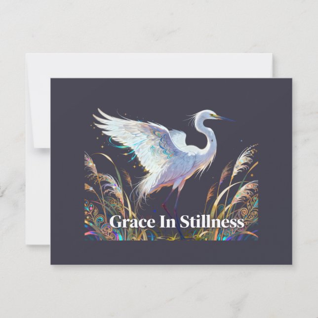 "Grâce Dans La Sérénité" Invitation Fantastique Ai (Devant)
