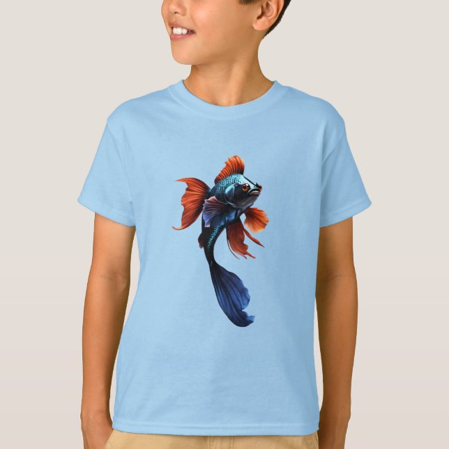 Grace et Fortune : T-shirt traditionnel de poisson (Devant)