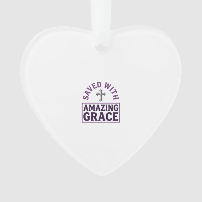 Grâce Incroyable Croix Chrétienne Vintage (devant)