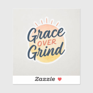 Grace Over Grind - FaithFuel Vinyl Sticker | Inspi